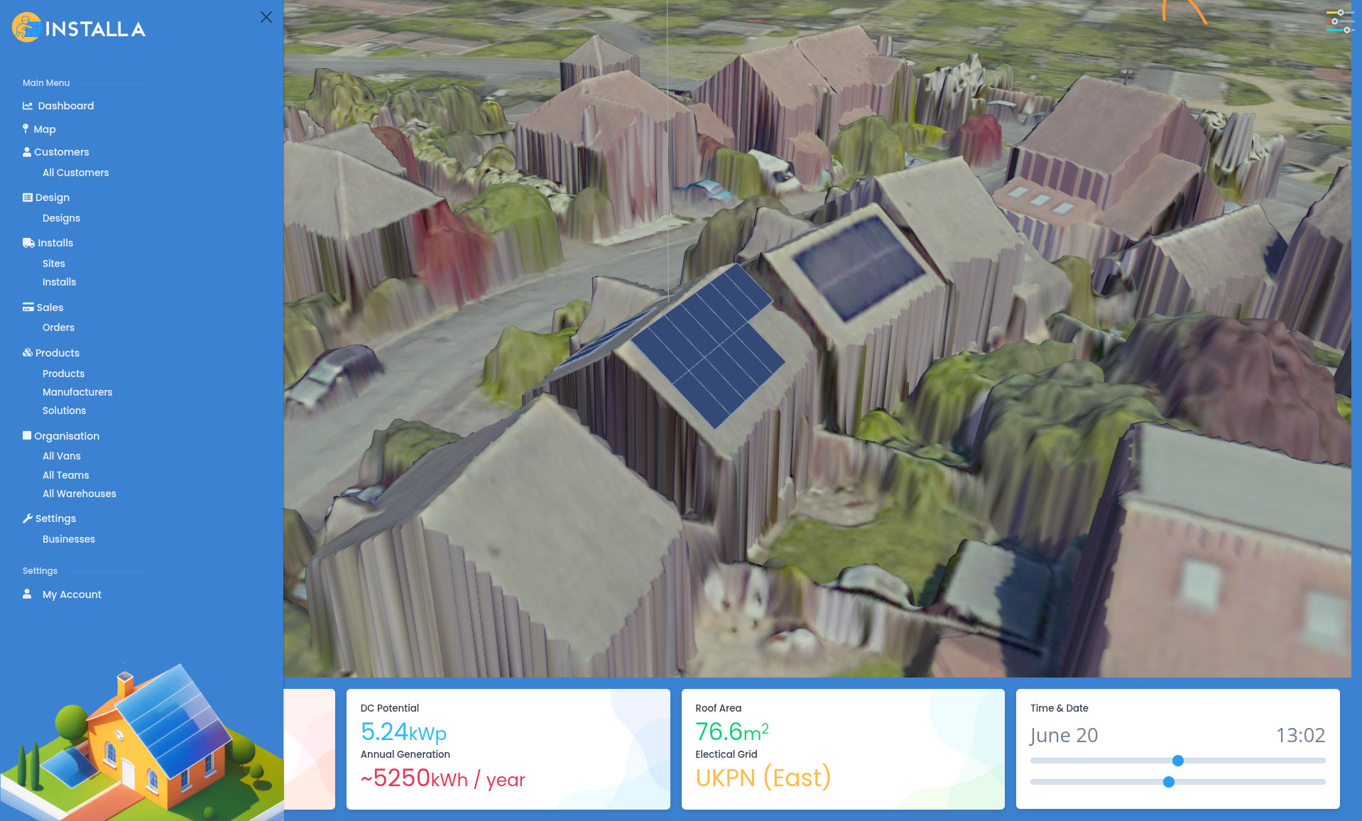 Installa CRM Dashboard